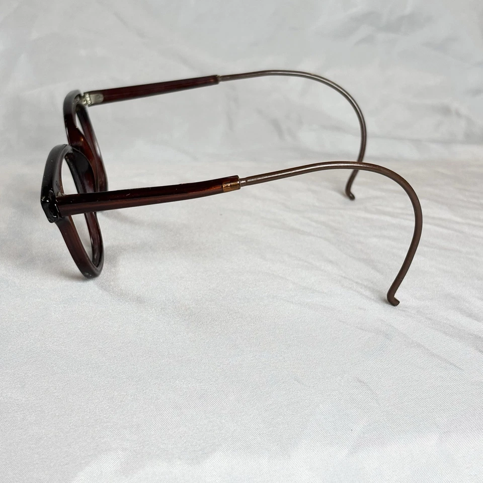 Винтажные валлийские защитные очки 1950-60-х годов только оправы с ободком гудка - Изображение 2 из 4