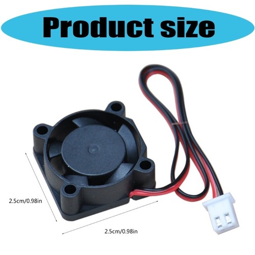 2510 DC5V 12V 24V Fan with Hydraulic Bearings 3D Printer Fan for Efficient Cool - Afbeelding 8 van 11