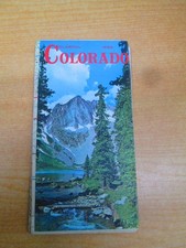 Vtg 1966 Colorful Colorado Road Map