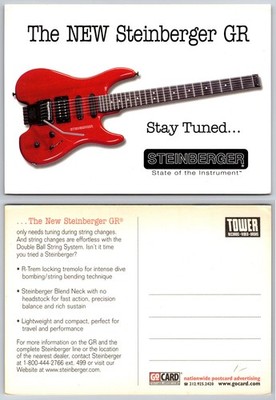 Continental Steinberger GR Guitar Advertising Postcard