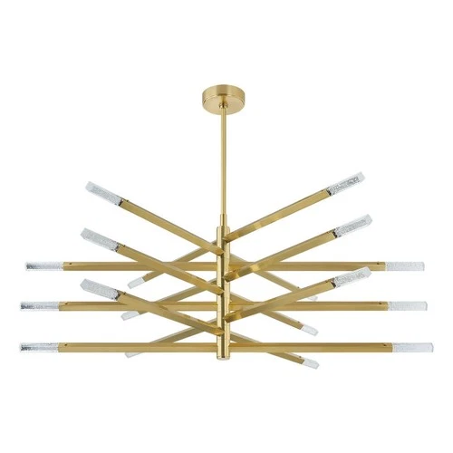 Corbett Lighting 501-56 Strasbourg 56"W LED Abstract Chandelier - Brass - Picture 9 of 9