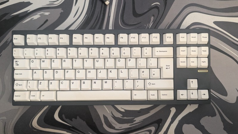 QwertyKeys QK80 Keyboard Kit - Anodised Navy - Full Build