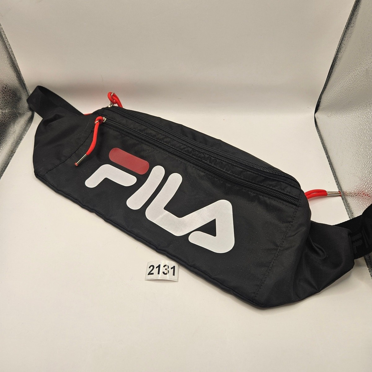 nyalon FILA XLFANNY PACK FL-FP-180 BLACK WAIST/CHEST BAG NWT | eBay