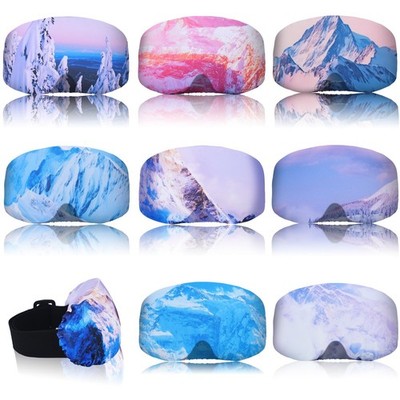 8 Pcs Ski Snowboard Goggle Cover, Protective Cover Sleeve Anti Scratch Dust S...