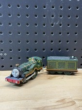 Snow Snowy Trackmaster Thomas Friends "EMILY" Engine Tender Motorized Train