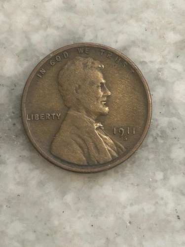 1911 s lincoln cent VF