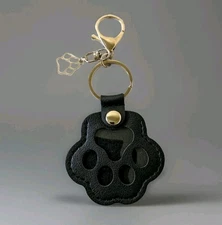 Pet Fur Keychain Keyring Bag Dog Cat Paw Pendant Hanging Purse Charm Memorial
