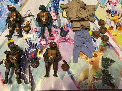 Teenage Mutant Ninja Turtles TMNT - Turtles in Disguise 4 Pack Loose NECA GREAT