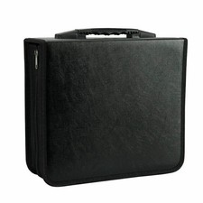 400 Disc Portable CD DVD Organizer Storage Wallet Holder Bag Case Album Black US