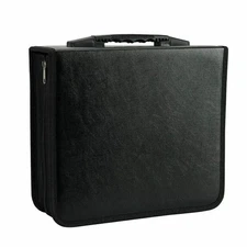 400 Disc Portable CD DVD Organizer Storage Wallet Holder Bag Case Album Black US