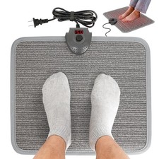 Heated Floor Mat Under Desk for Foot Warmer - Wider Electric Space Heaters 11...