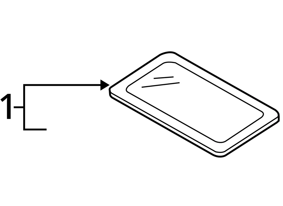 Mazda 6 2003-2008 Mazda6 techo corredizo vidrio techo corredizo OEM Foto 4 de 4