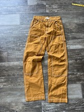 BDG Urban Outfitters Cargo Pants Y2K Canvas Tan Women's Sz 24 Double Knee