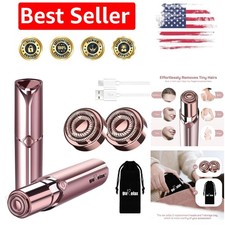 Compact Electric Facial Hair Remover for Women - Perfect for Lips, Chin  Face