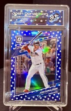 2021 Donruss Optic Josh Donaldson Stars Prizm 63/76 Pure Graded X 9.5