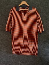 Auburn Tigers Polo Large Vintage Y2K Shirt Striped War Eagle Vtg