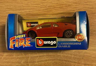 Bburago Street Fire 1:43 Lamborghini Diablo Made In Italy