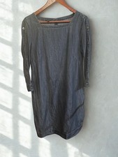 Talbots Women's Blue 100% Cotton Woven Dress Size 4