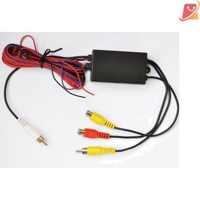 Car Video Switcher 3-Way Input 1-Way Output for Rear Camera Auto Switching