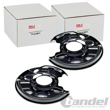 2x NTY SPRITZBLECHE BREMSSCHEIBEN HINTEN passend für MERCEDES-BENZ 124