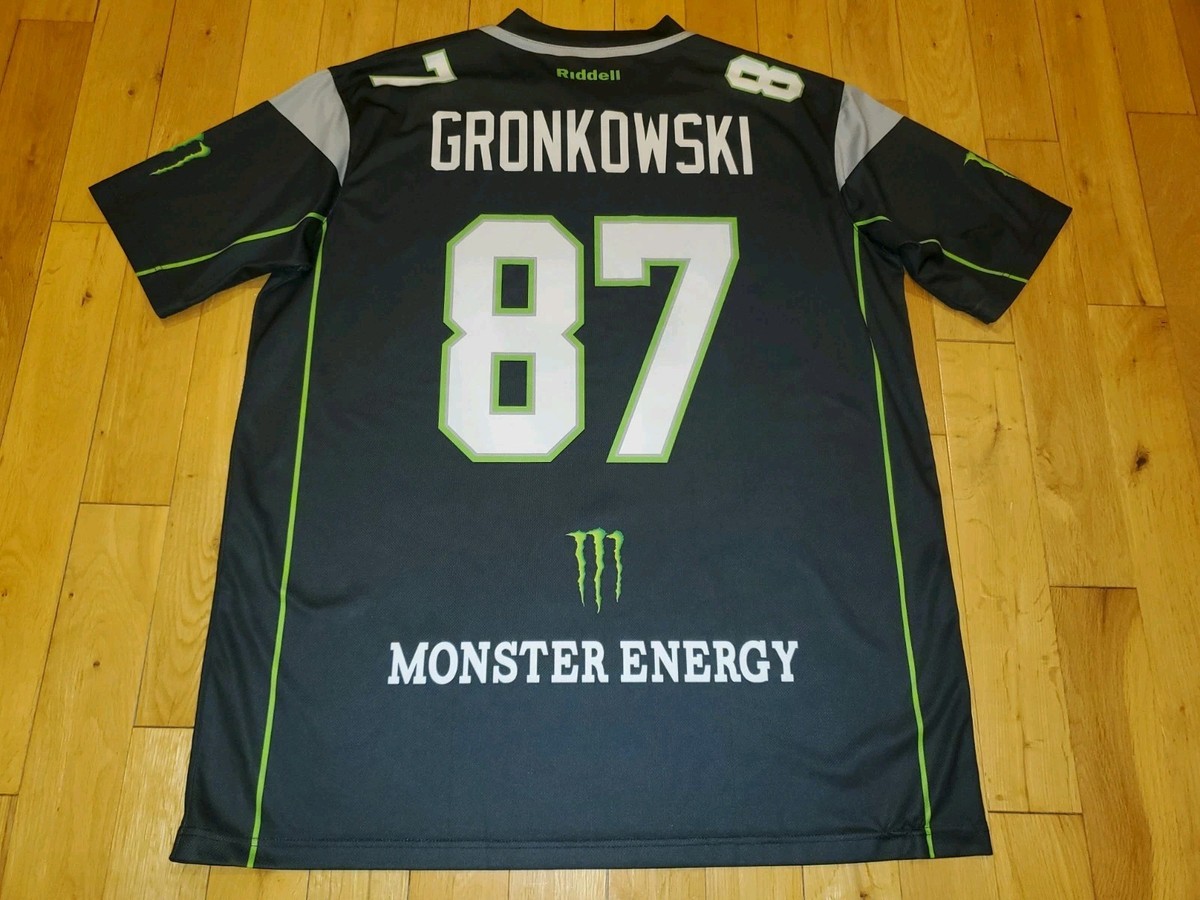 Riddell Rob Gronkowski Gronk #87 Monster Energy Drink Mens Promo