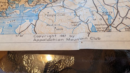 Appalachian Mountain Club Karte Chocorua-Waterville NH 1987 - Bild 3 von 3