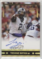 2016 Leaf Ultimate Draft 1991 Rookie Spectrum Gold 6/10 Trevone Boykin Auto 0s3