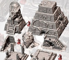 Aztec Terrain Seraphon Lizardman Temple Ruins Old World Fantasy Age of Sigmar