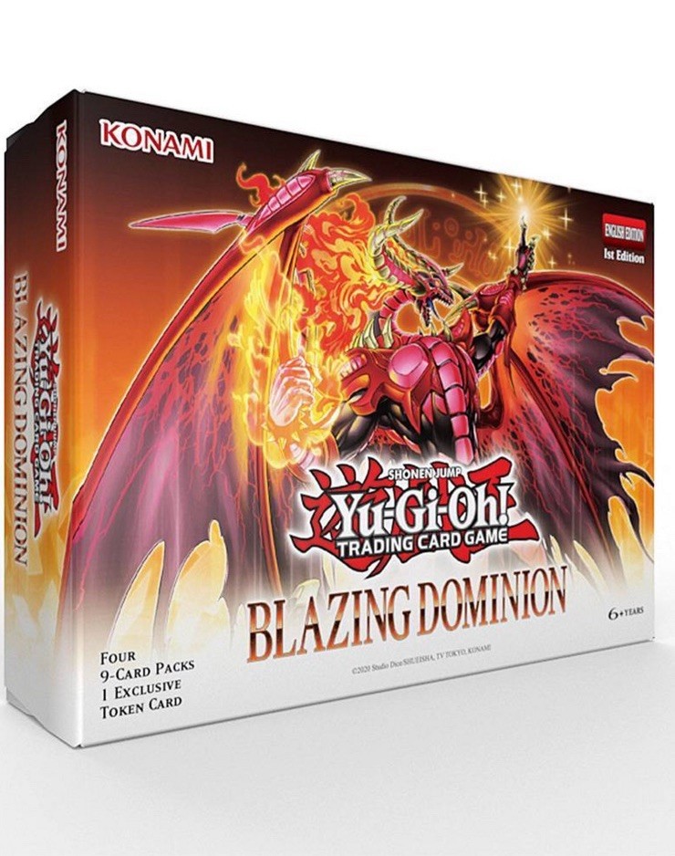 シュリンク無し　4BOX DOMINION 遊戯王BLAZING 遊戯王BLAZING 【公式通販】 2BOX シュリンク無し DOMINION 遊戯王OCG デュエルモンスターズ