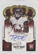 2013 Panini Crown Royale Gold Die-Cut Signatures 9/49 Timothy Wright Auto 1u6