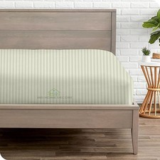 Extra Deep Pocket Queen Fitted Sheet Only, 100 Egyptian Cotton, High Thread ...