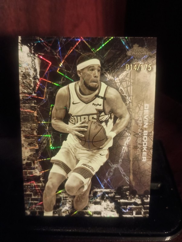 2025-26 Topps Chrome Cactus Jack Devin Booker Lazer Refractor /175 #48 Suns