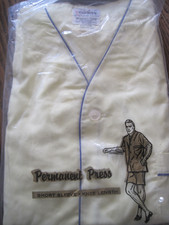 NOS 1950S VARSITYMen SZ XL PajamasYELLOW Short Sleeve Shorts IN ORIGINAL PKG