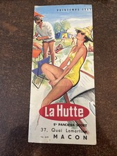 Ancien Catalogue Documentation Tente  Camping 1961 Mâcon 71 La Hutte
