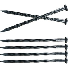 Landsing Fabric Anchoring Spikes 30 Pcs 8 Inch Plastic Edging Stakes Garden