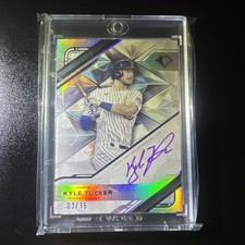 2025 Topps Diamond Icons White Polychromatink Purple /15 Kyle Tucker #WPA-KT