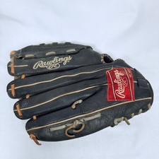 Rawlings Pro Series 13 Inch Black Baseball Glove Full Grain Leather