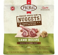 14oz Primal Freeze Dried Nuggets For DOGS Lamb Formula