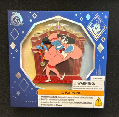 2025 Disney Celebrating 25 Years Pin Event Join Us For Celebration Genie LE 500