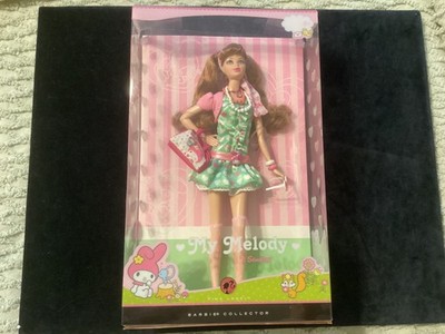 2007 MY MELODY Barbie Doll Hello Kitty SANRIO Mattel Pink Label Box NIB