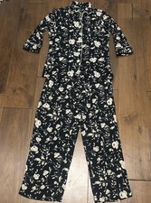 Lauren Ralph Lauren Women's Floral Pajama Set Size Small Black