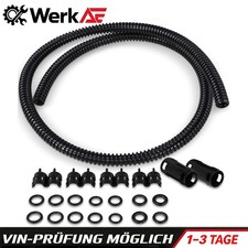 Reparatursatz Waschwasserleitung &Oslash; 7mm 50cm Wellrohr Schlauch Scheibenreinigung