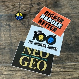 Neo Geo A Visual History Edition | Slipcover, Stickers & pin | Bitmap Book