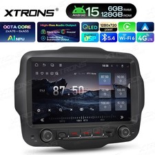 9 In Android Stereo Head Unit Wireless Carplay Dsp Bluetooth For Jeep Renegade