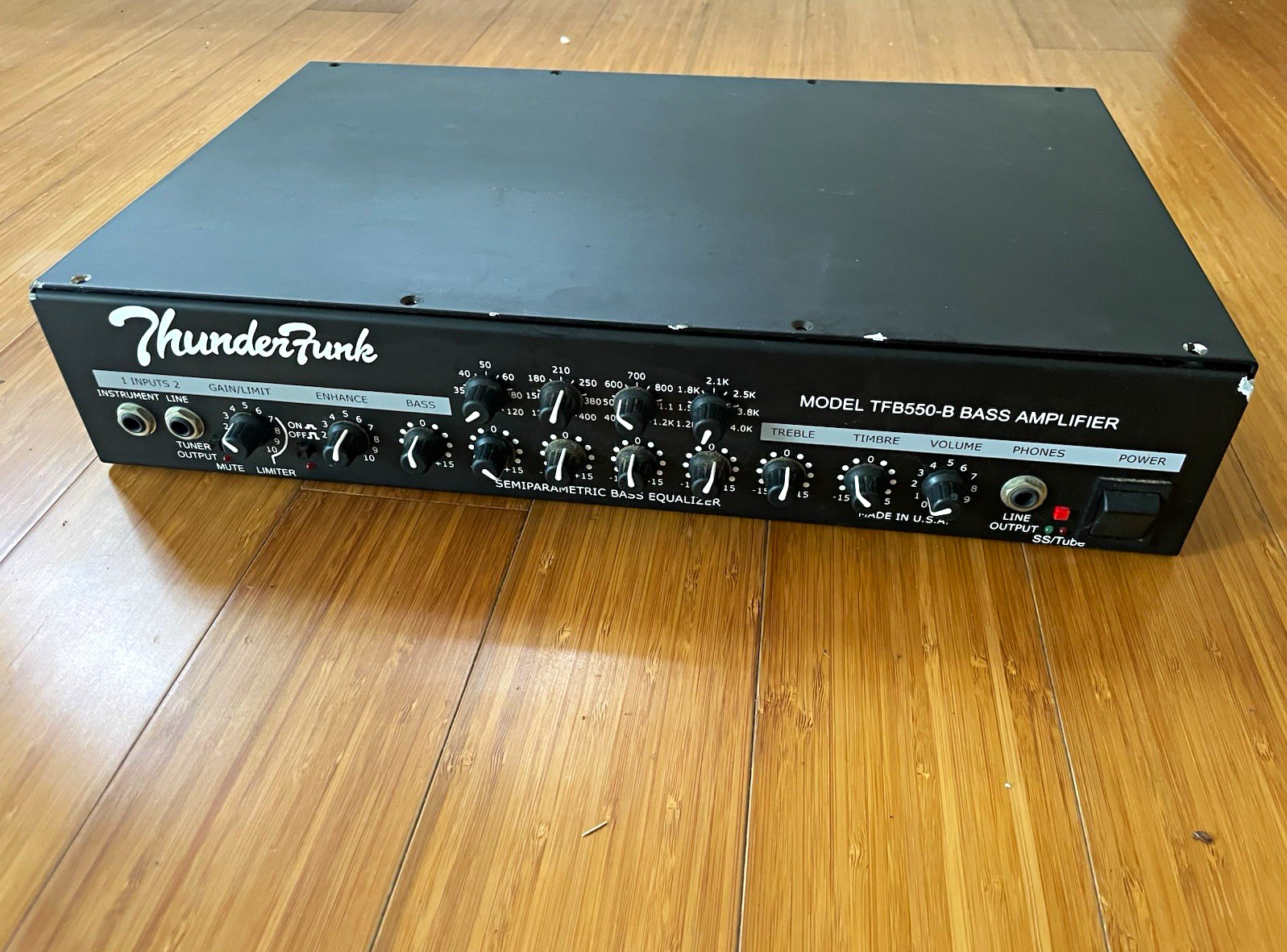 ThunderFunk TFB550-B Bass Guitar Amp Head