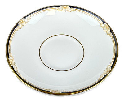 Wedgwood Cavendish Saucer for Coffee Cup Leigh Shape Bone China England Set of 2