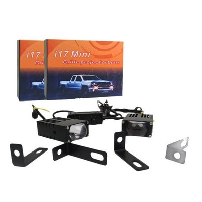 2PC 160W Grile LED Light Pods Car Front Headlight Motorcycle ATV UTV Projector