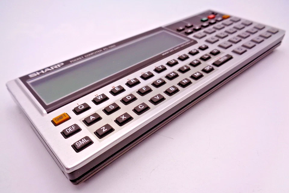 SHARP POCKET COMPUTER PC-1360 (+ COVER, +RAM CARD 8 CE-212M) ✅ GETESTET - Bild 3 von 4