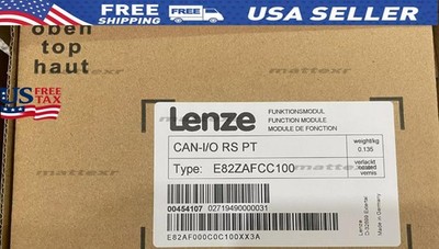 US Free TAX NEW Lenze E82ZAFCC100 8200 Series Inverter I/O Module