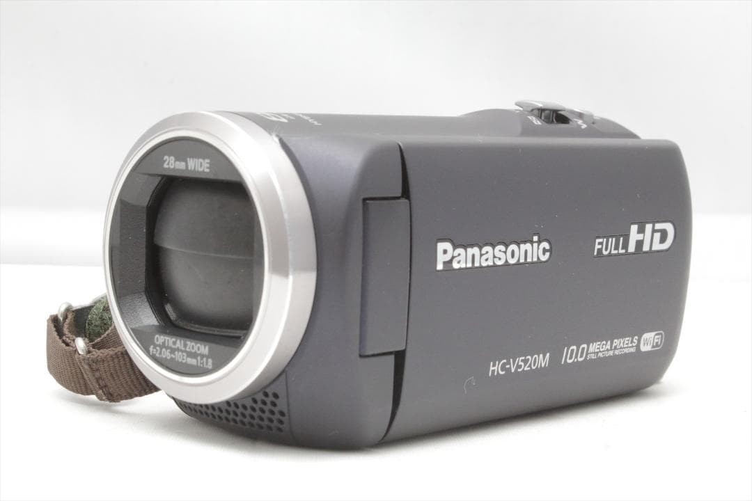 【G2380】 Panasonic HC-V520M ブラック パナソニック Panasonic HC-V520M Black Digital HD Video Camera Memory 32GB 50x